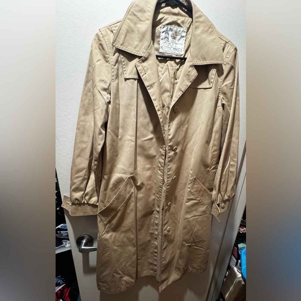 London Fog Beige Women's Trench Coat 6 Regular